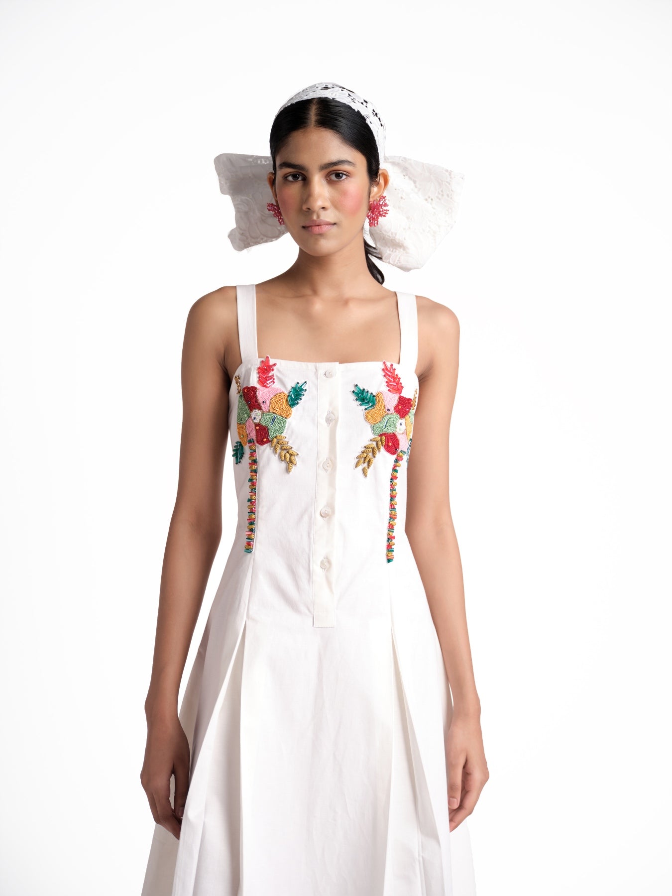 White Denim Dress