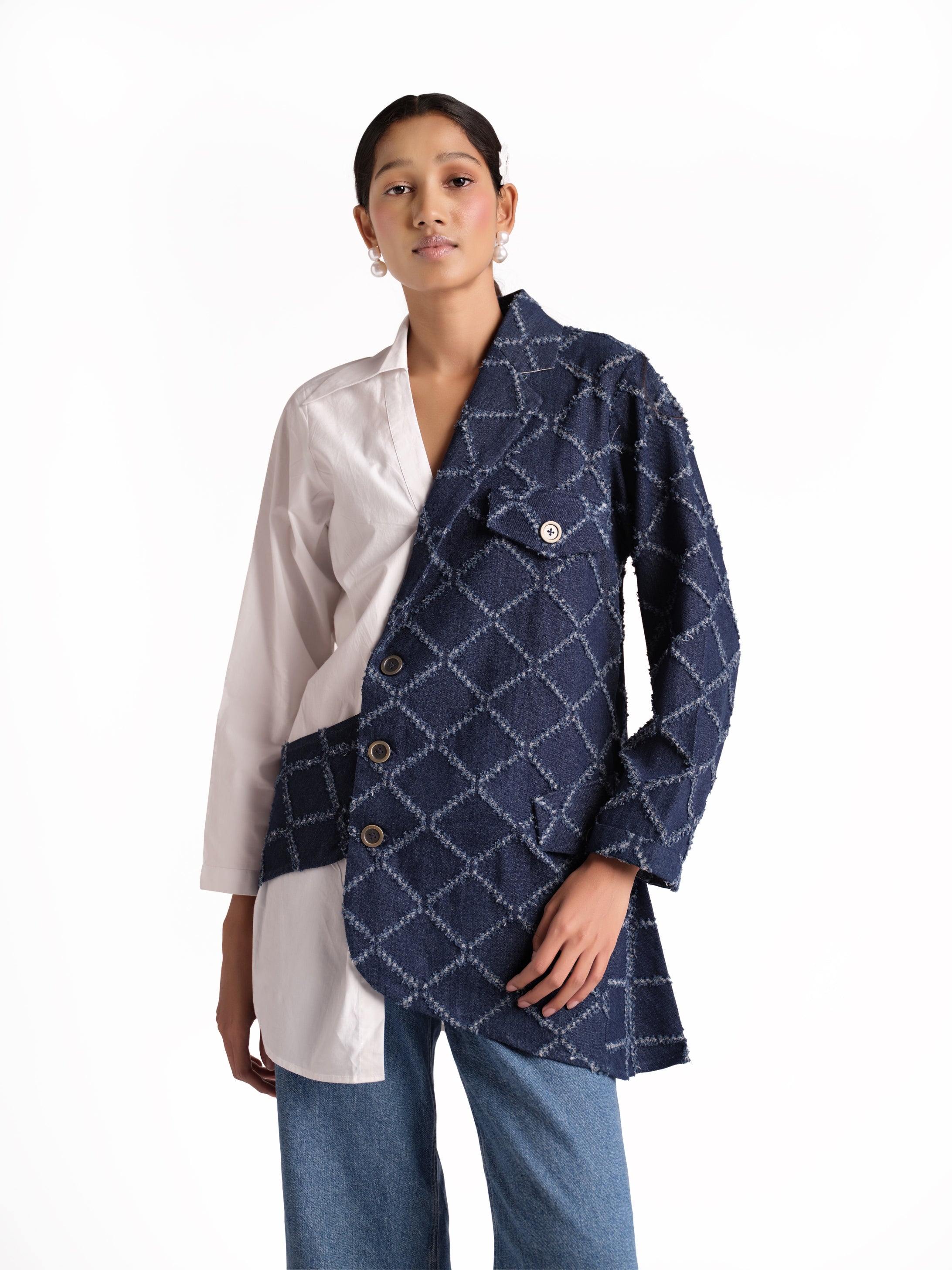 Dark Frinze Denim shirt