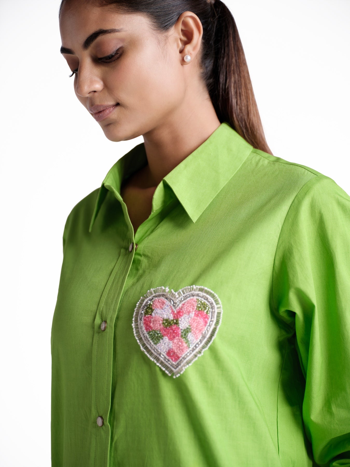 Green Poplin Set