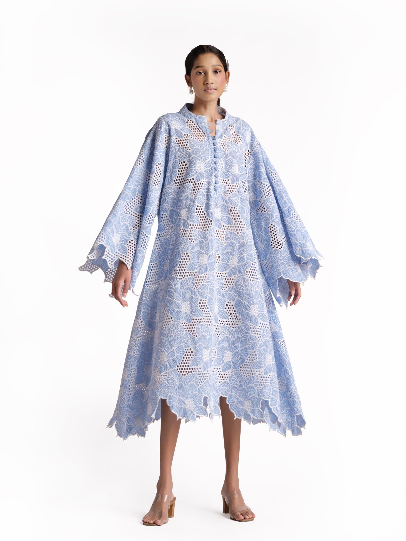 Sky blue schifilli dress