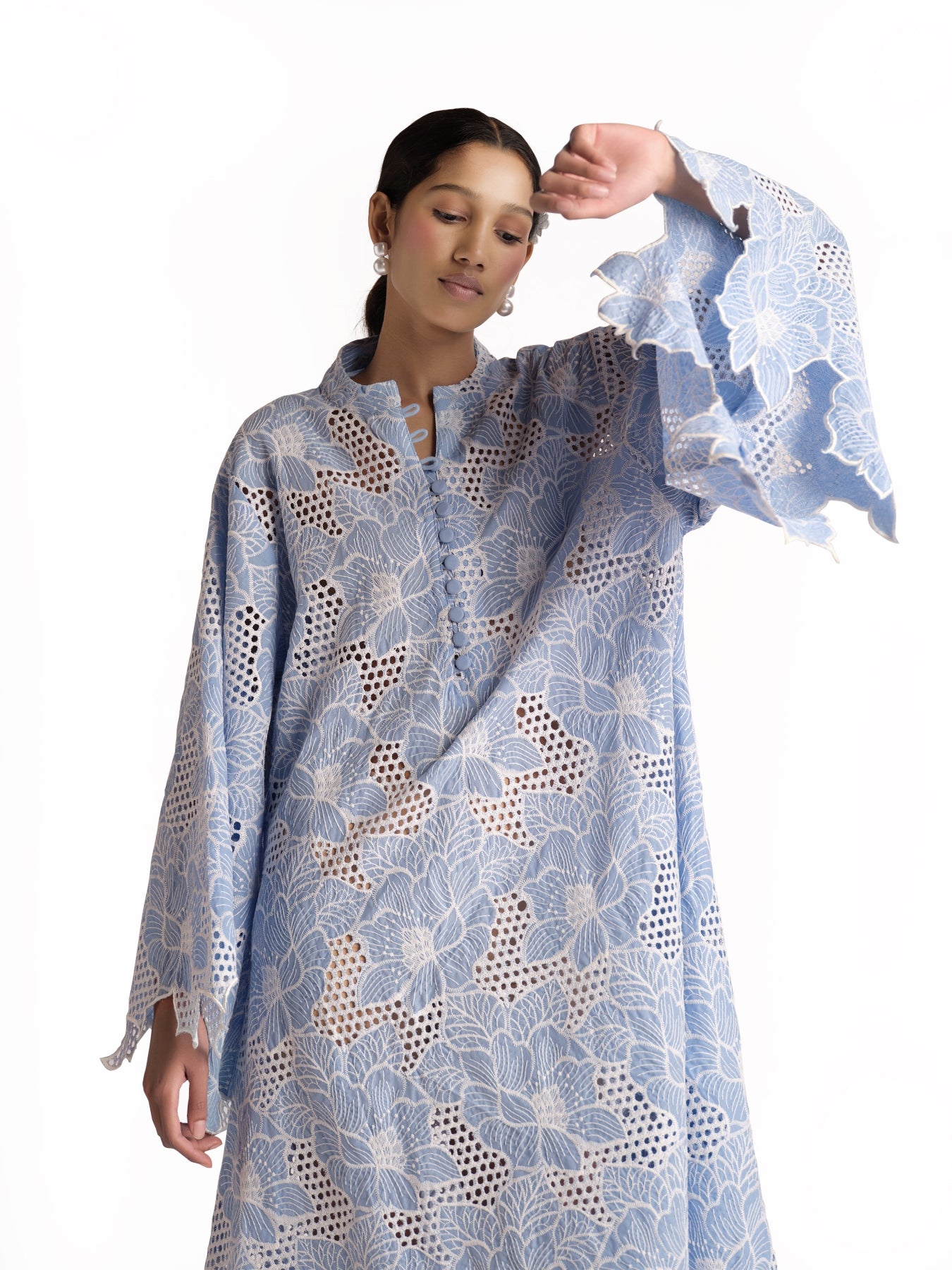 Sky blue schifilli dress