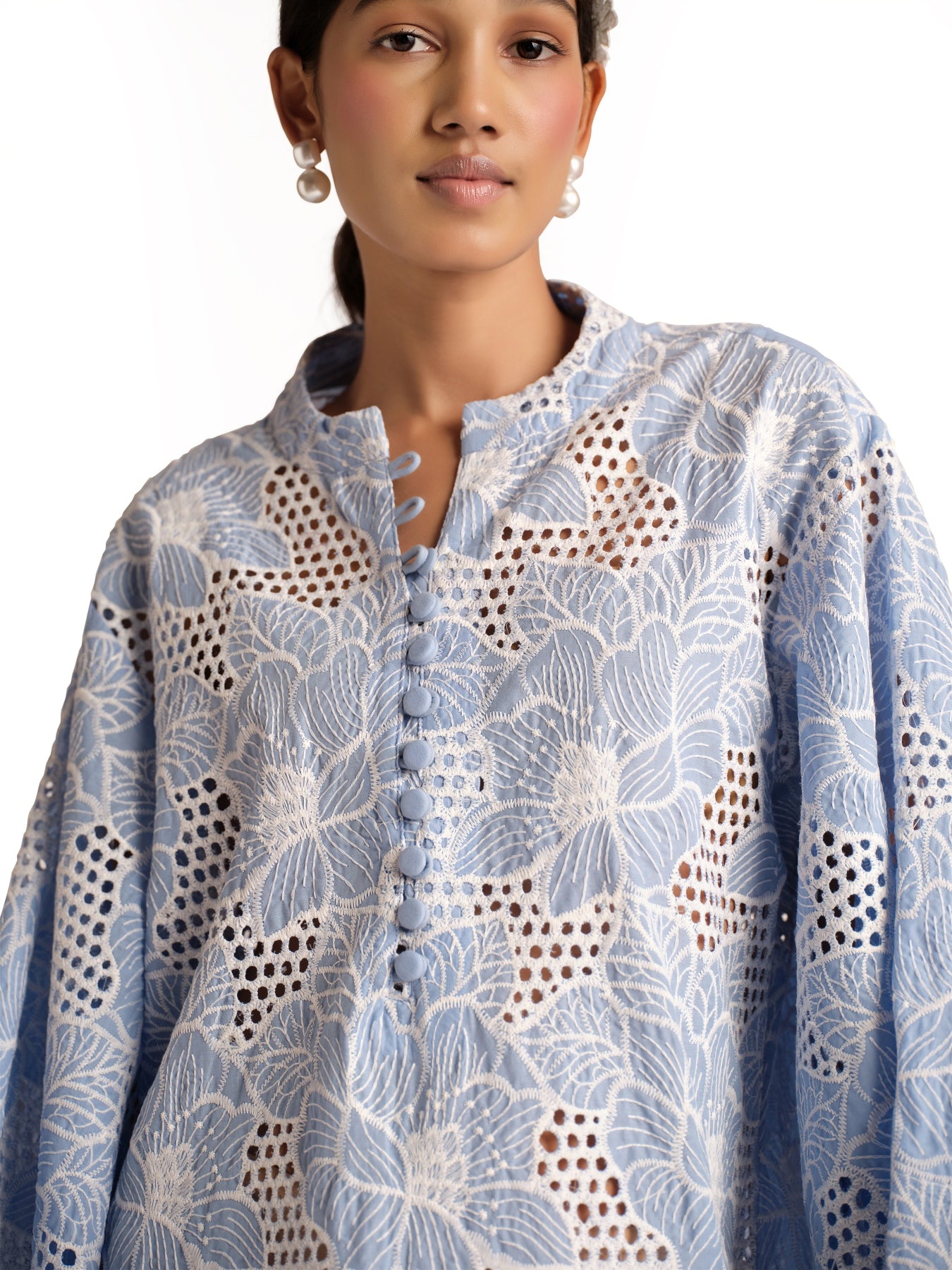 Sky blue schifilli dress