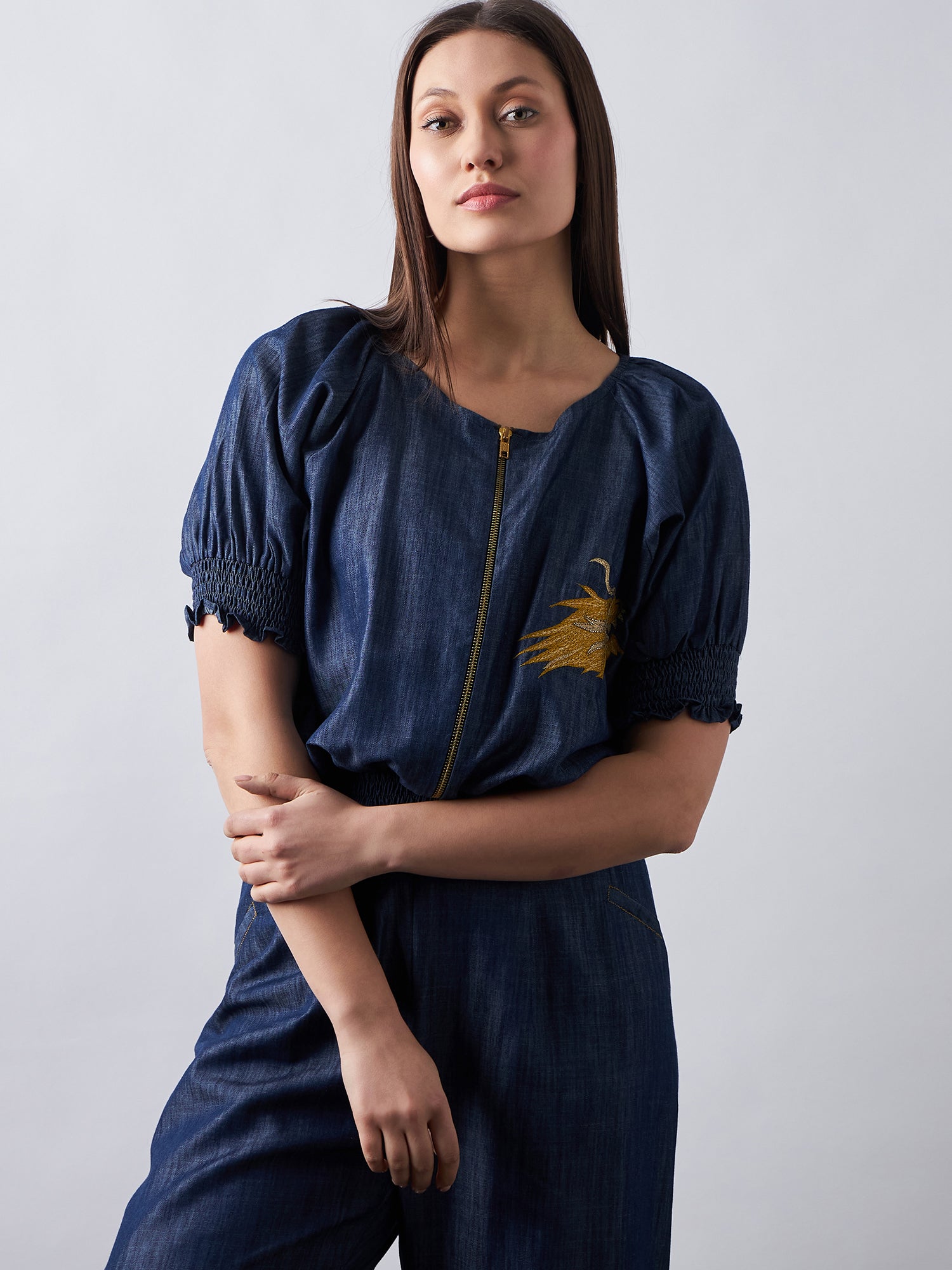 Dark Blue Denim Co-Ords Sets