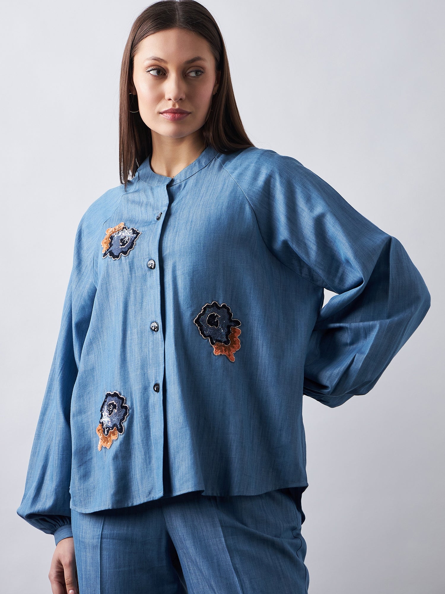 Blue Babe Denim Co-Ords Sets