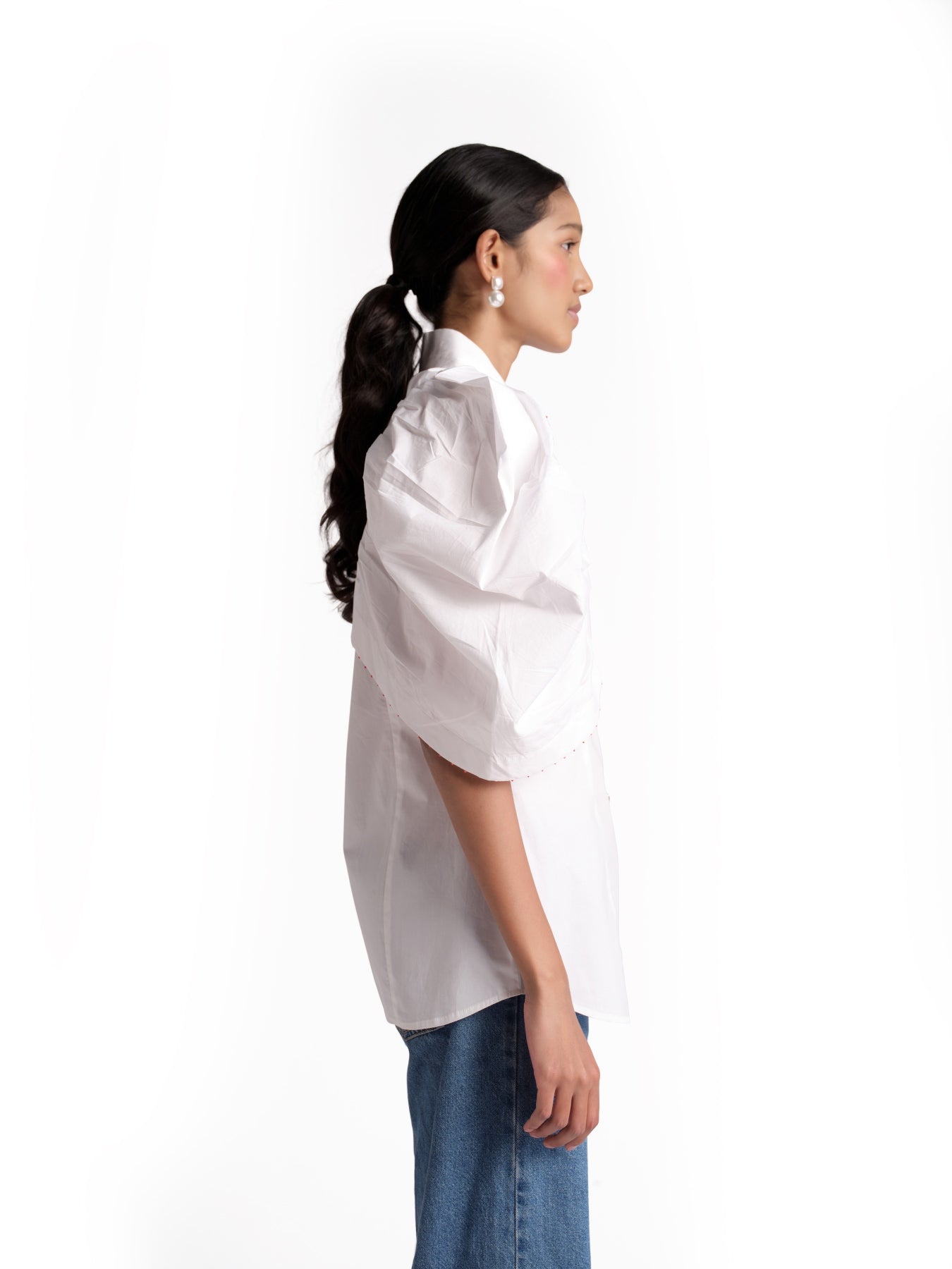 White Poplin Shirt