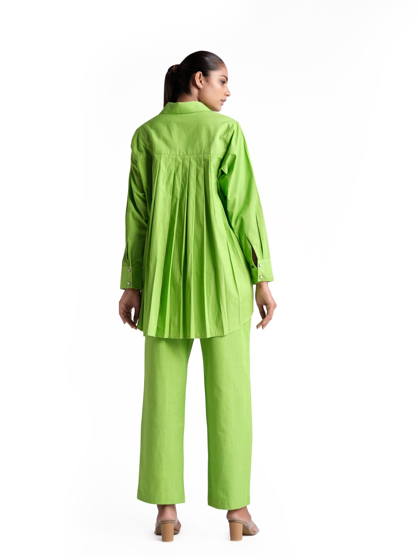 Green Poplin Set