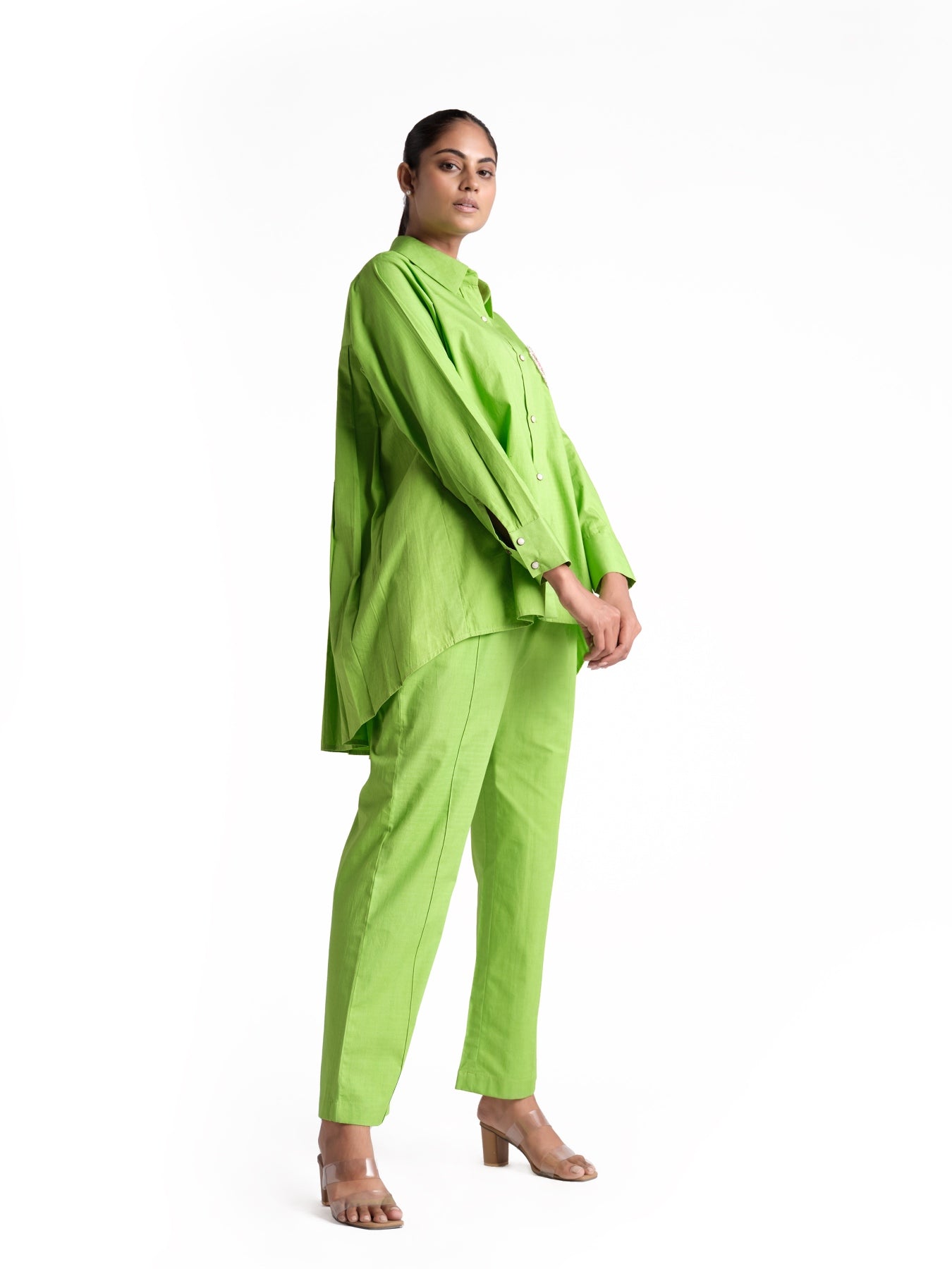 Green Poplin Set