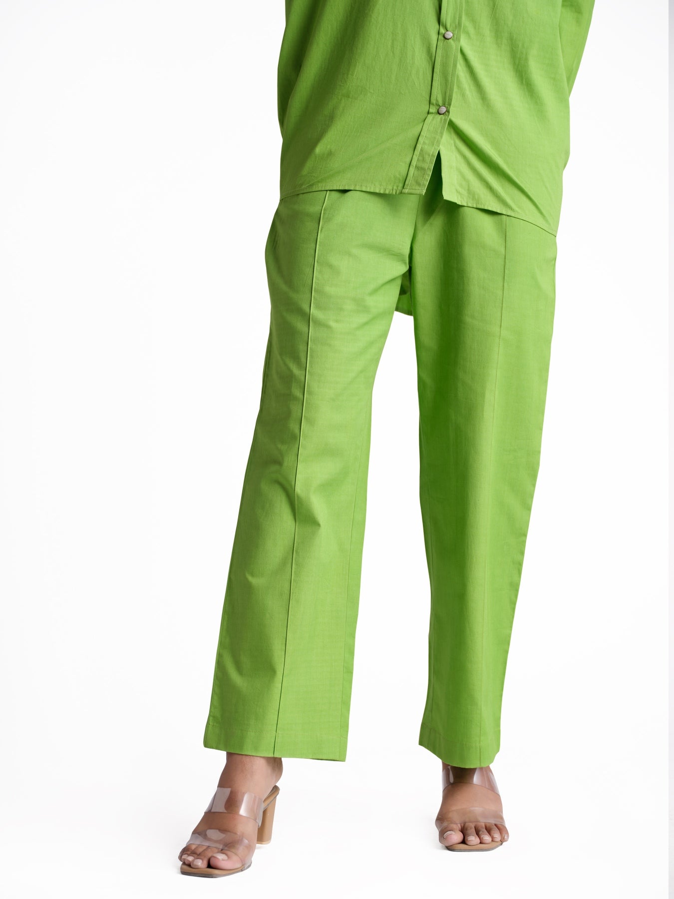 Green Poplin Set