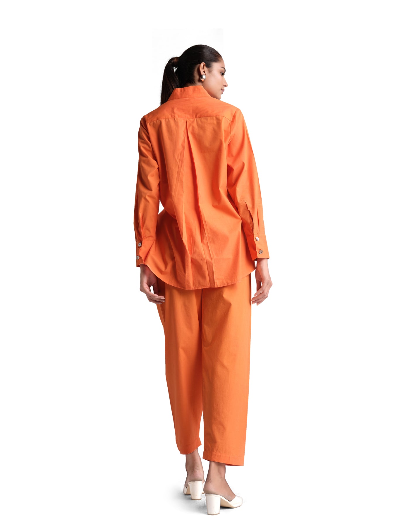 Orange poplin set