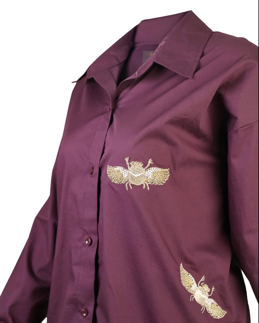Wine pop shirt