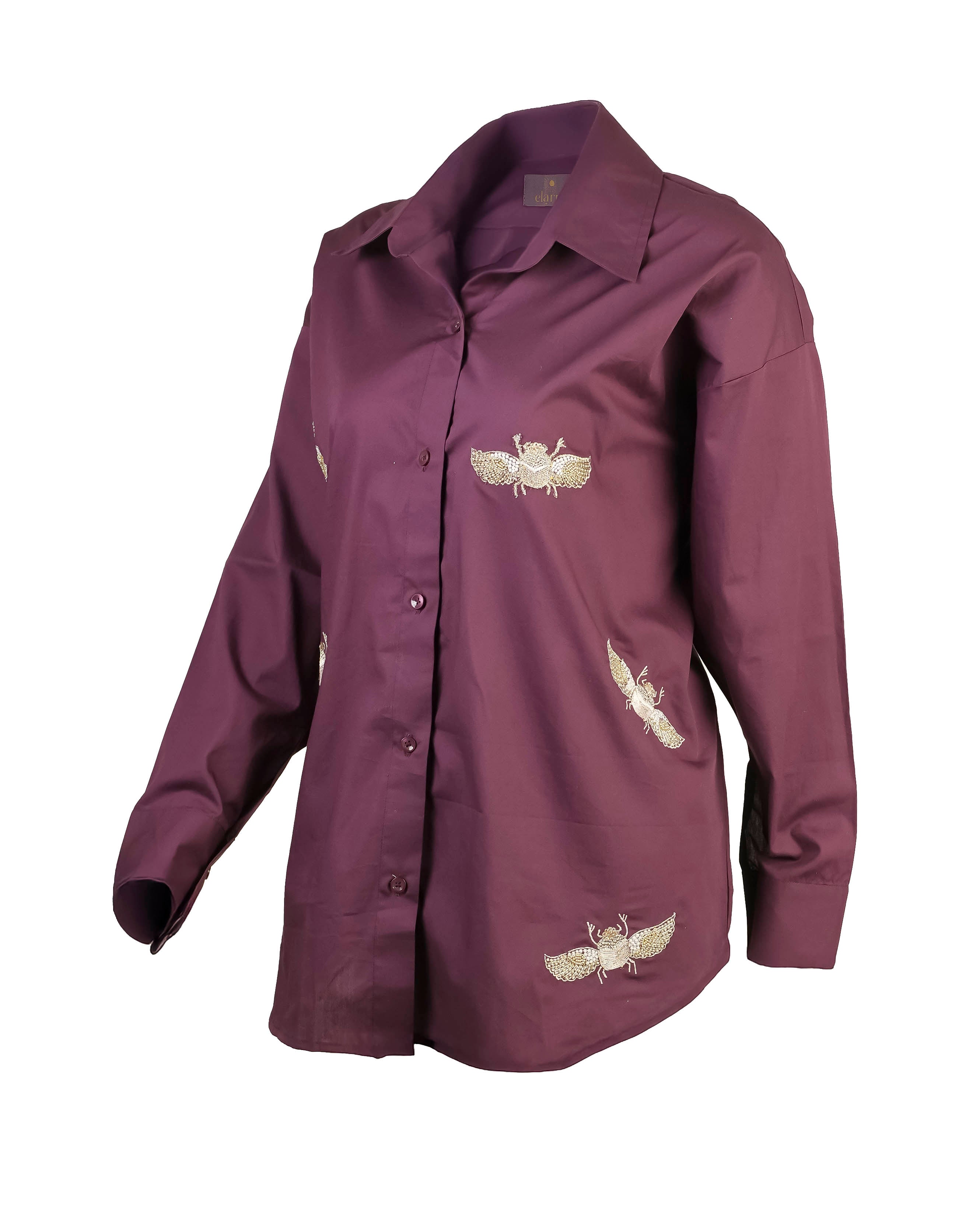 Wine pop shirt